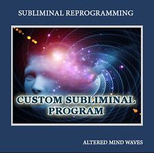 CUSTOM SUBLIMINAL AUDIO - Create your own personalized subliminal CD picture