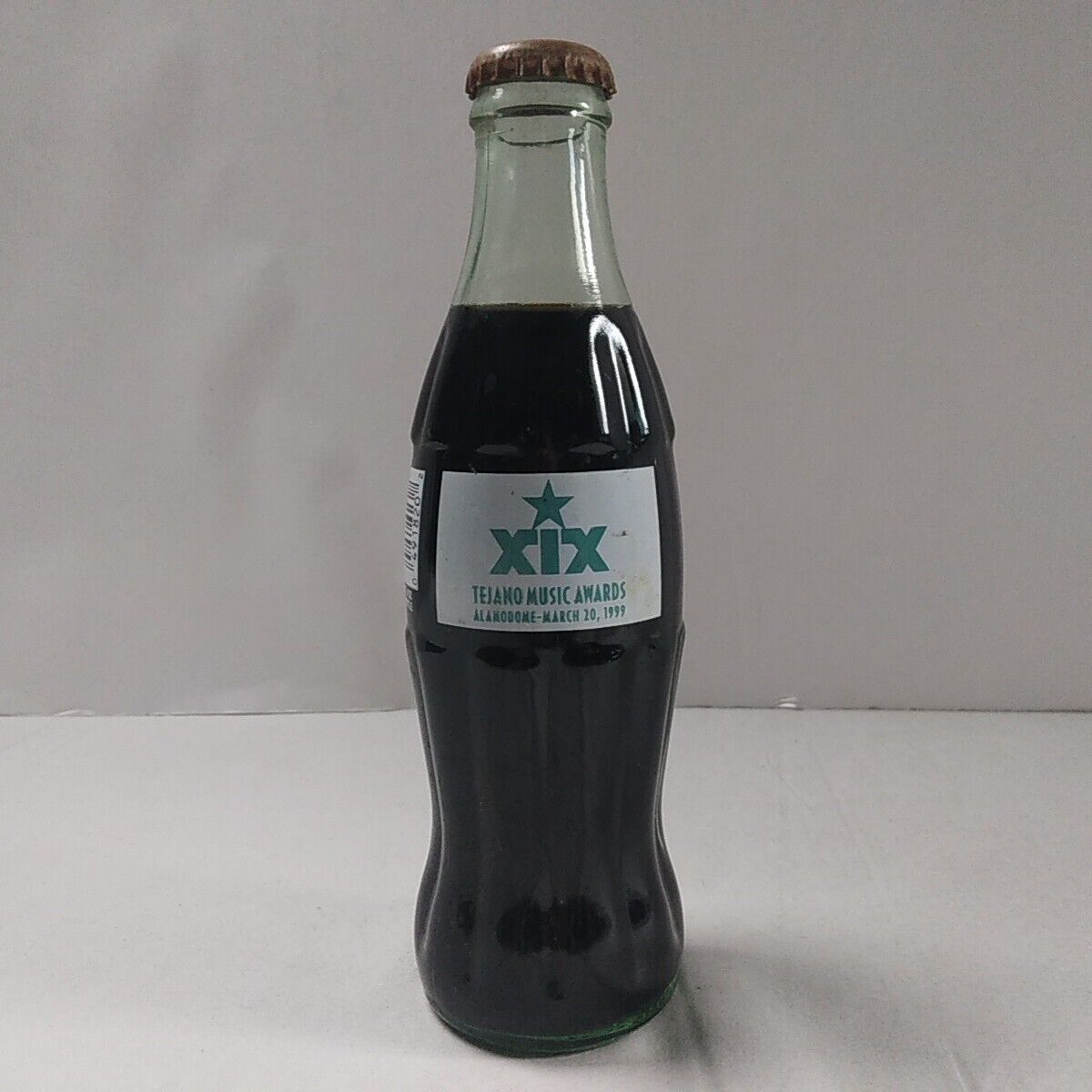 Vintage 1996 Coca-Cola Classic Tejano Music Awards Unopened Full Bottle 8 Oz