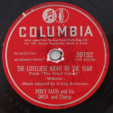 Percy Faith -You Are The One/The Loveliest Night Of The Year 78 rpm Record 39192 picture