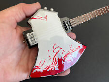KISS Collectible Gene Simmons BLOOD AXE Bass Mini Bass Guitar Replica picture