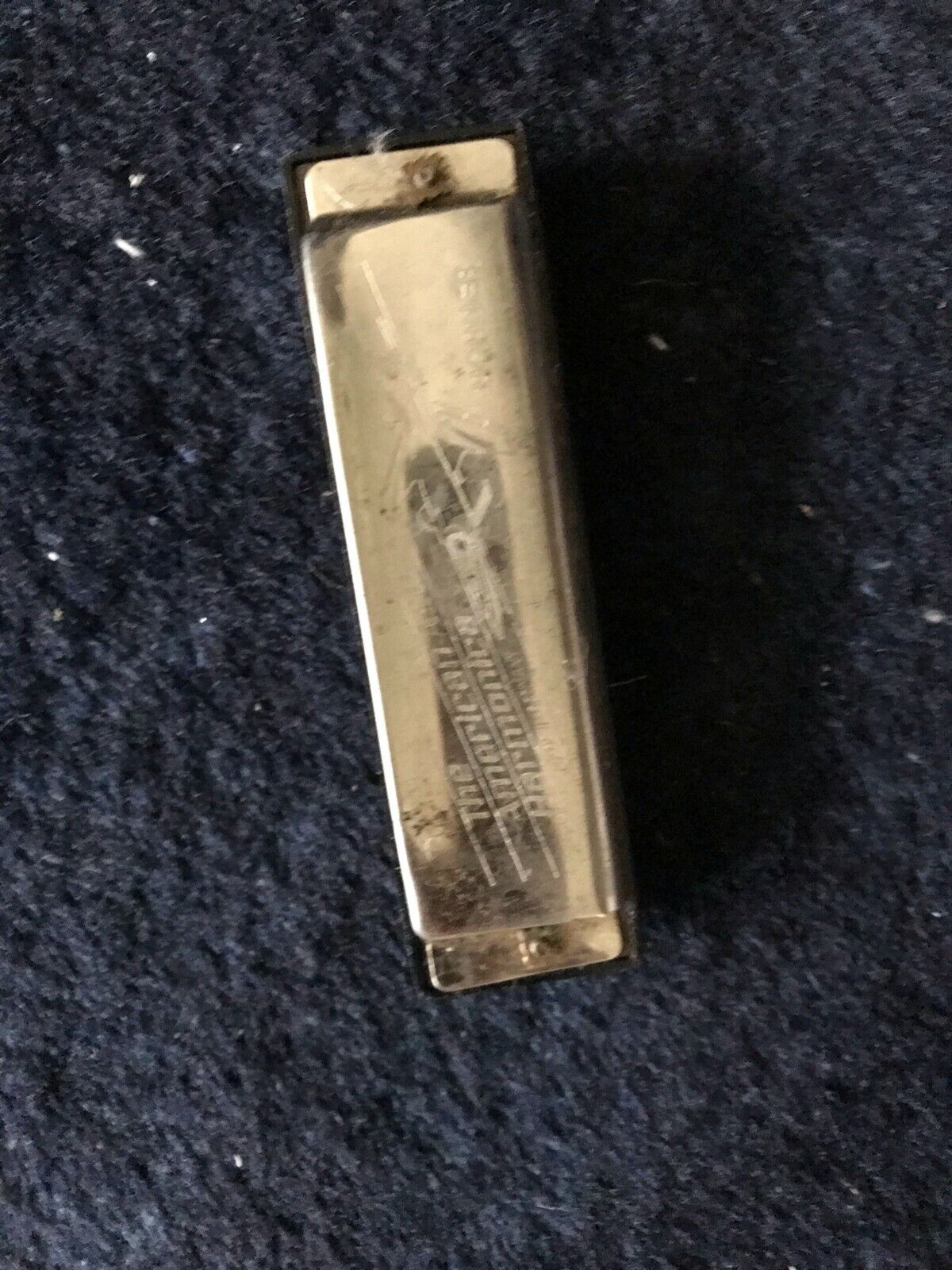 VINTAGE AMERICAN ACE HARMONICA by Fr Hotz KEY Made in GERMANY Hohner