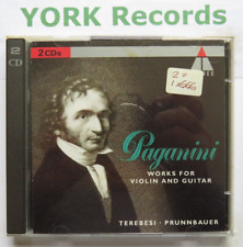 PAGANINI - Works For Violin & Guitar TEREBESI / PRUNNBAUER - Ex 2 CD Set Teldec picture