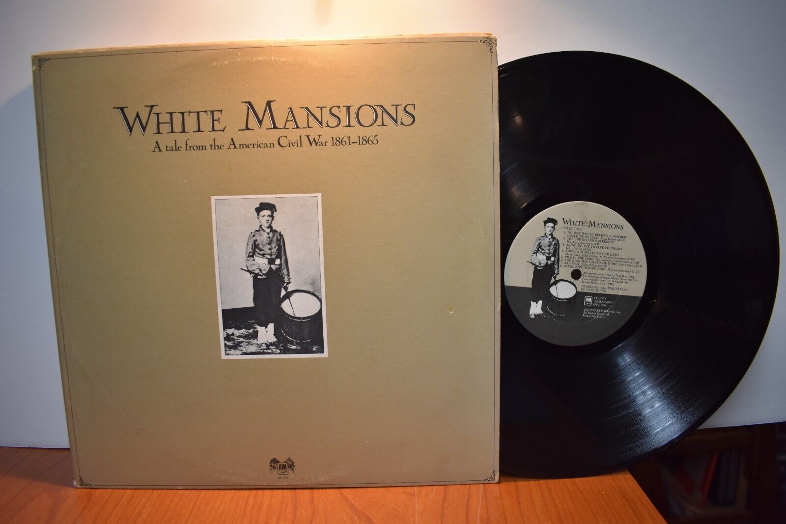 Colter Jennings White Mansions A tale from the American Civil War LP A&M Stereo