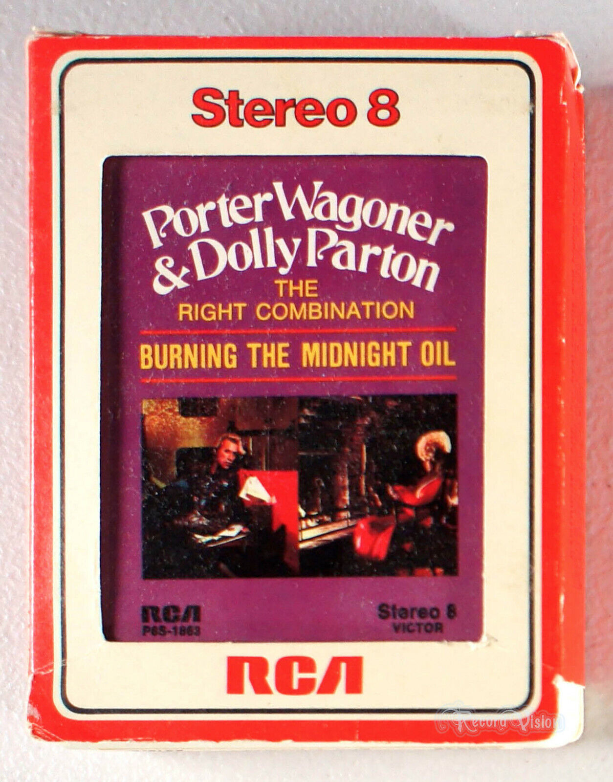 Porter Wagoner & Dolly Parton - Burning the Midnight Oil (8-Track Cassette Tape)