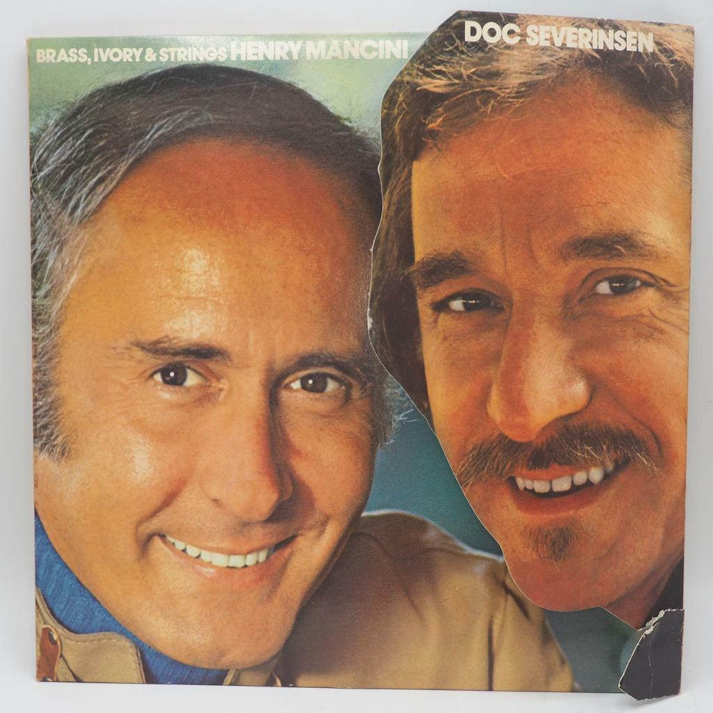 Vintage Brass Ivory Strings Doc Severinson Henry Mancini Album Record Vinyl LP