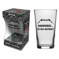 Metallica Hardwired To Self-Destruct Beer Glass picture