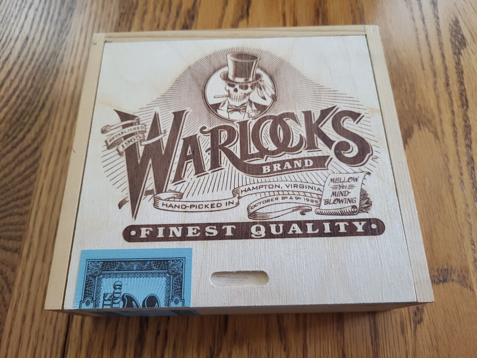 Grateful Dead - Warlocks 1989 (Cigar Wood Box Set) (6 Discs, CD, 2010, Rhino)