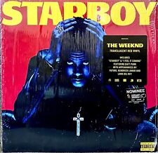 Starboy by The Weeknd (Record, 2017)Rare Translucent Red Vinyl Limited Edition picture