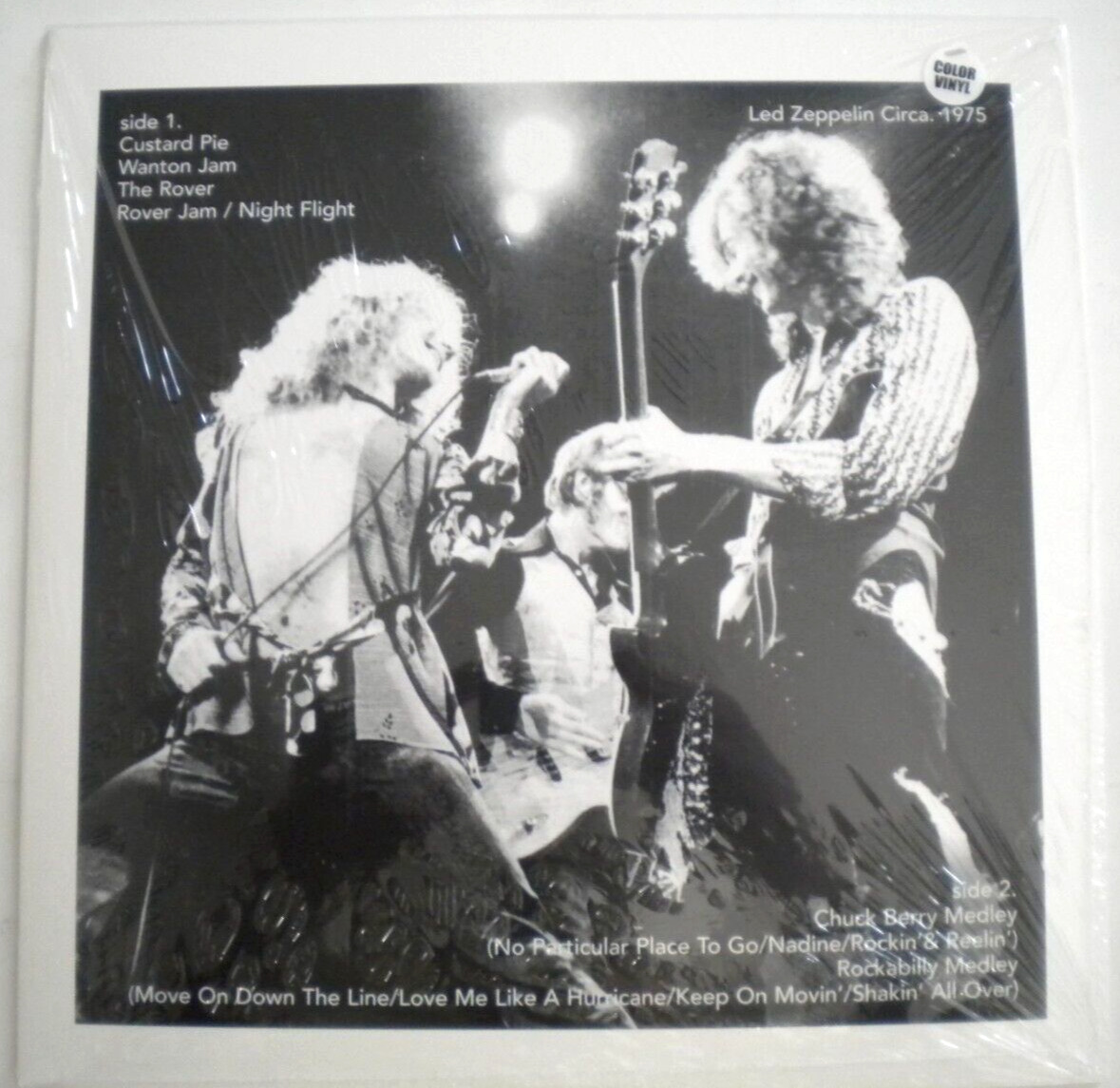 LED ZEPPELIN Circa 1975 LP Color Vinyl NEW Still Sealed Excellent Soundcheck