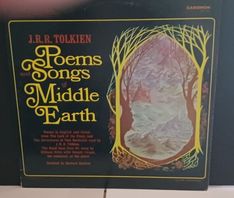 J.R.R. Tolkien ‎– POEMS & SONGS of MIDDLE EARTH   1967  Caedmon TC 1231/TC 91231