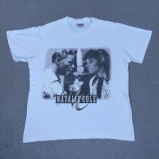 NATALIE COLE T Shirt Mens Medium White Unforgettable Tour Vintage 1991 Nat King picture