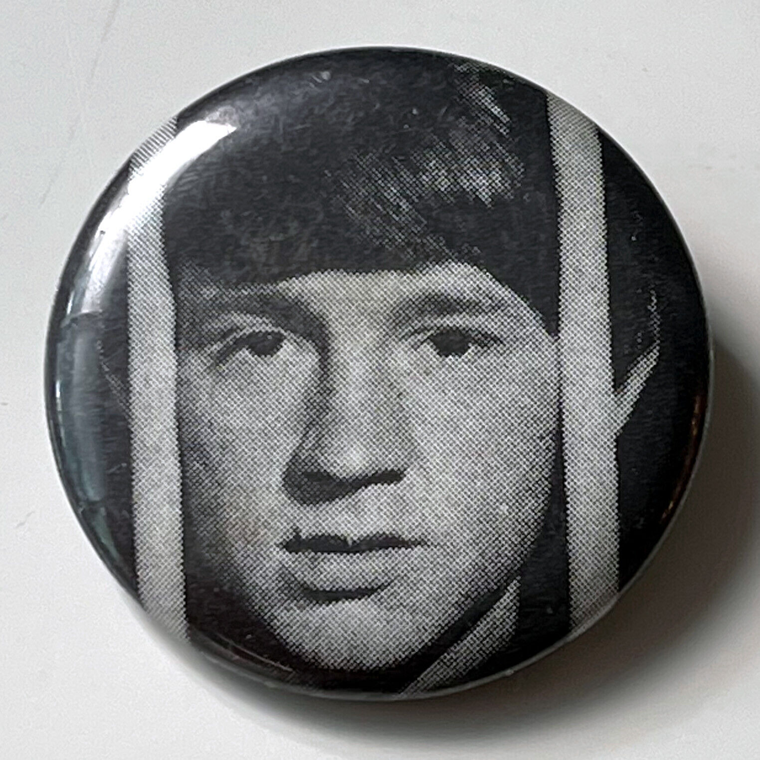 RARE vintage 1980 THE MONKEES In a Ghost Town button PETER TORK 1.25\