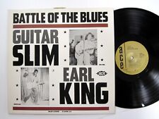 Guitar SLIM Earl KING Battle of the Blues LP Ace 1987 MINT- vinyl Dh 68 picture