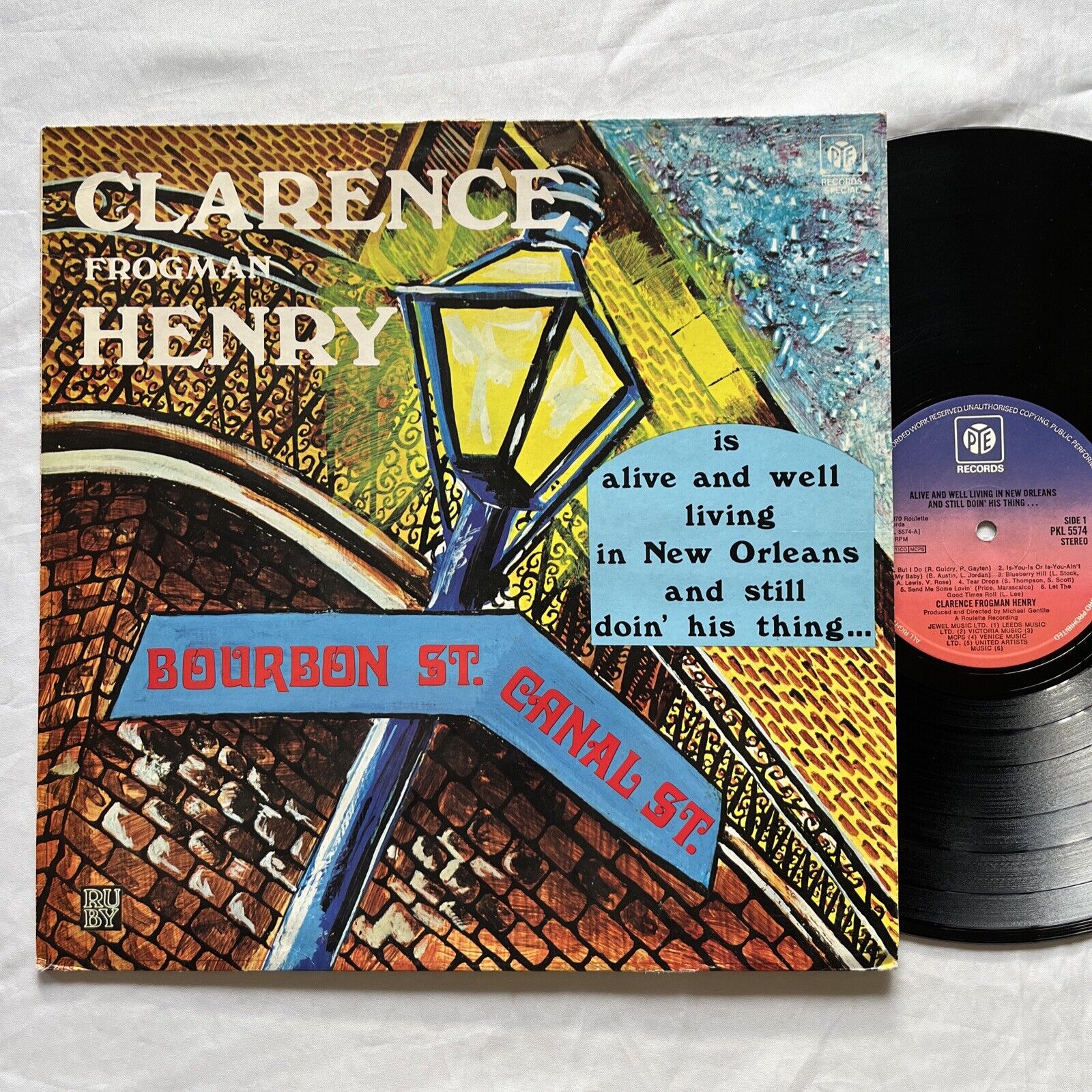 Clarence Frogman Henry – Is Alive And Well... 1970 BLUES PYE RECORDS Import