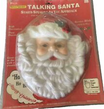 Vintage 1991 Telco Talking Santa Motion Activated Door/Wall Christmas Music picture