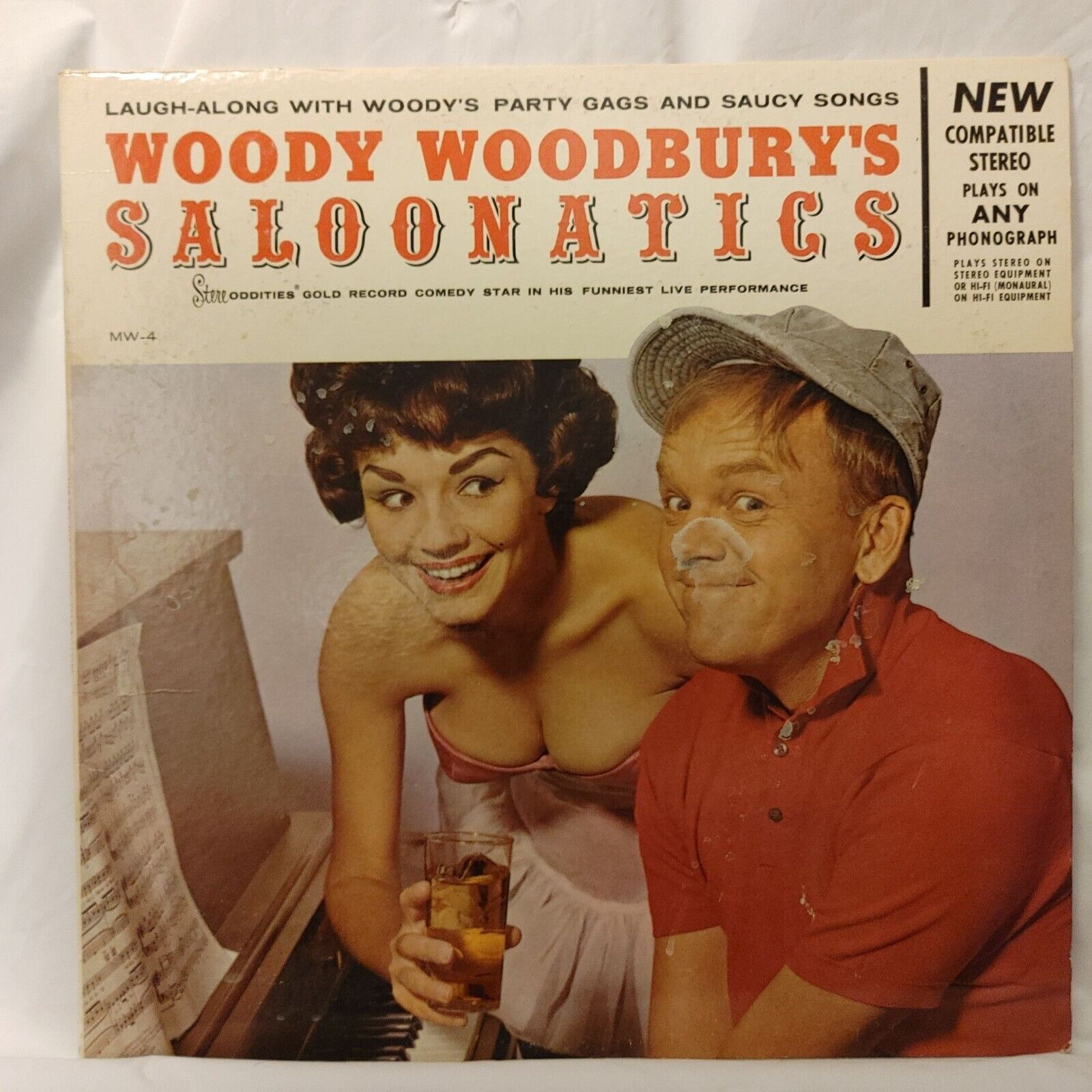 Vintage Woody Woodbury\'s Saloonatics Vol. 2 LP Vinyl Record 1994
