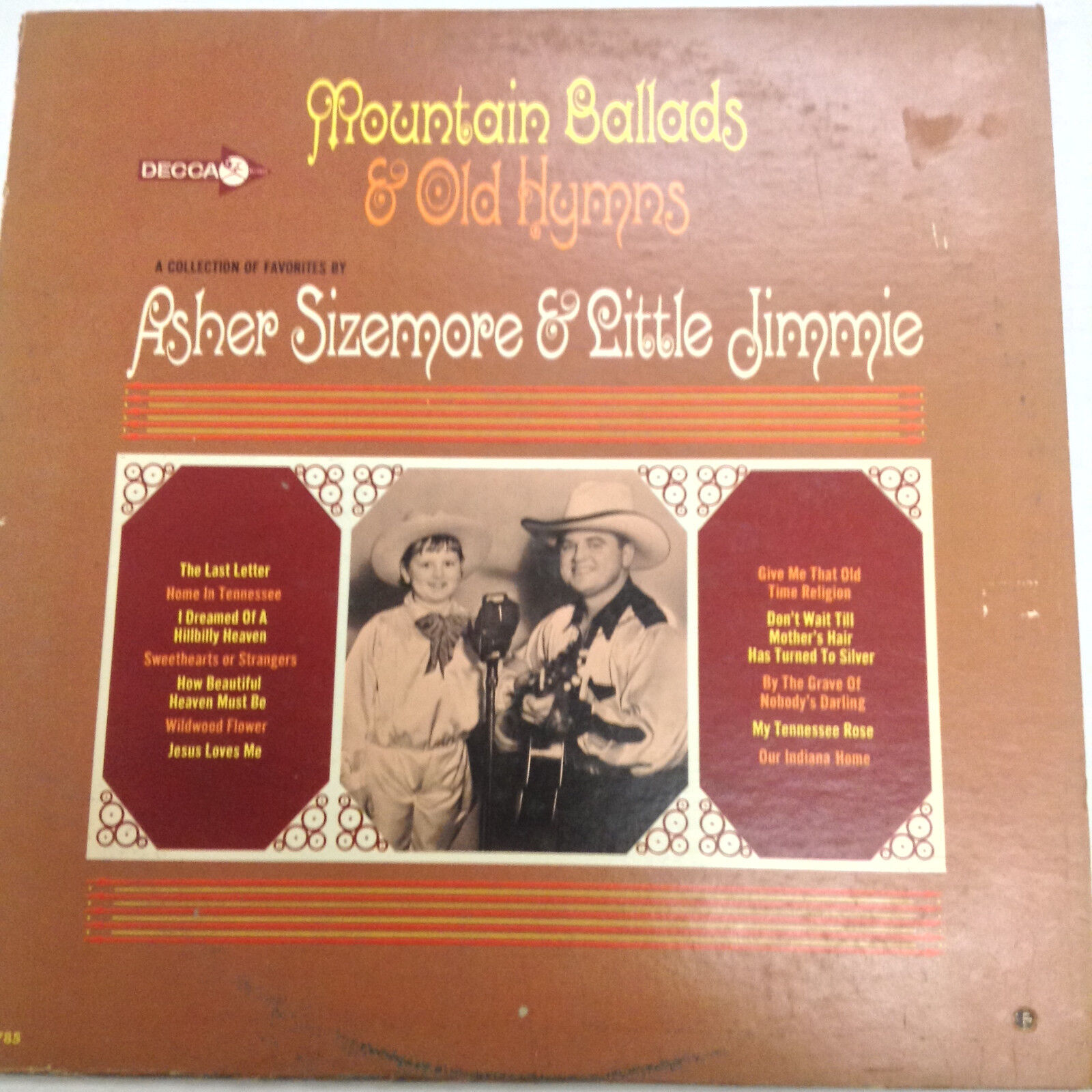 Mountain Ballads And Old Hymns DL4785 33RPM Record 031717RR