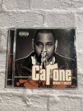Capone : Menace 2 Society Rap/Hip Hop 1 Disc CD Play Tested Sure Shot Records  picture