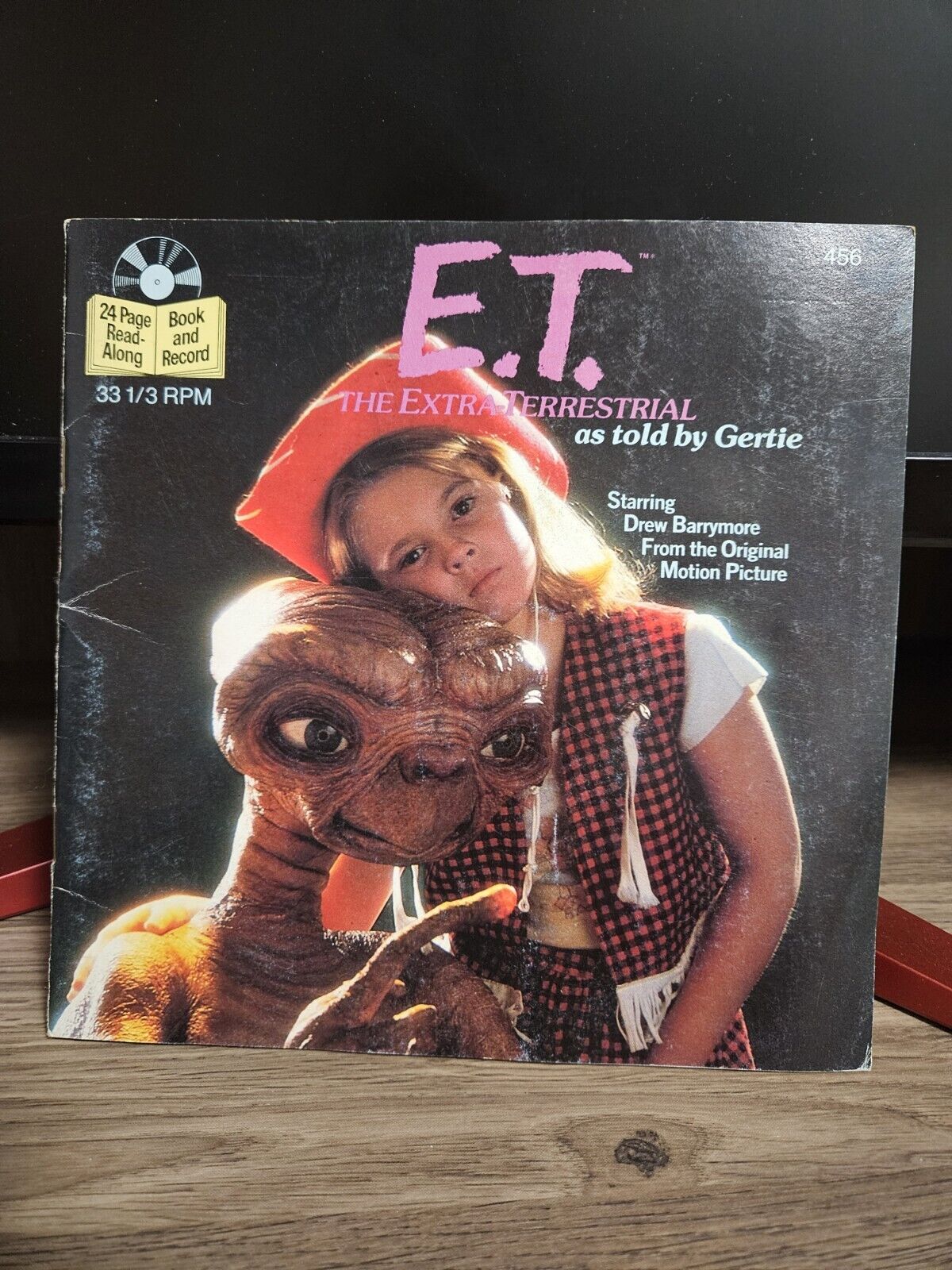 E.T. The Extra-Terrestrial Read Along Book and Vinyl Record 1982 Disney 
