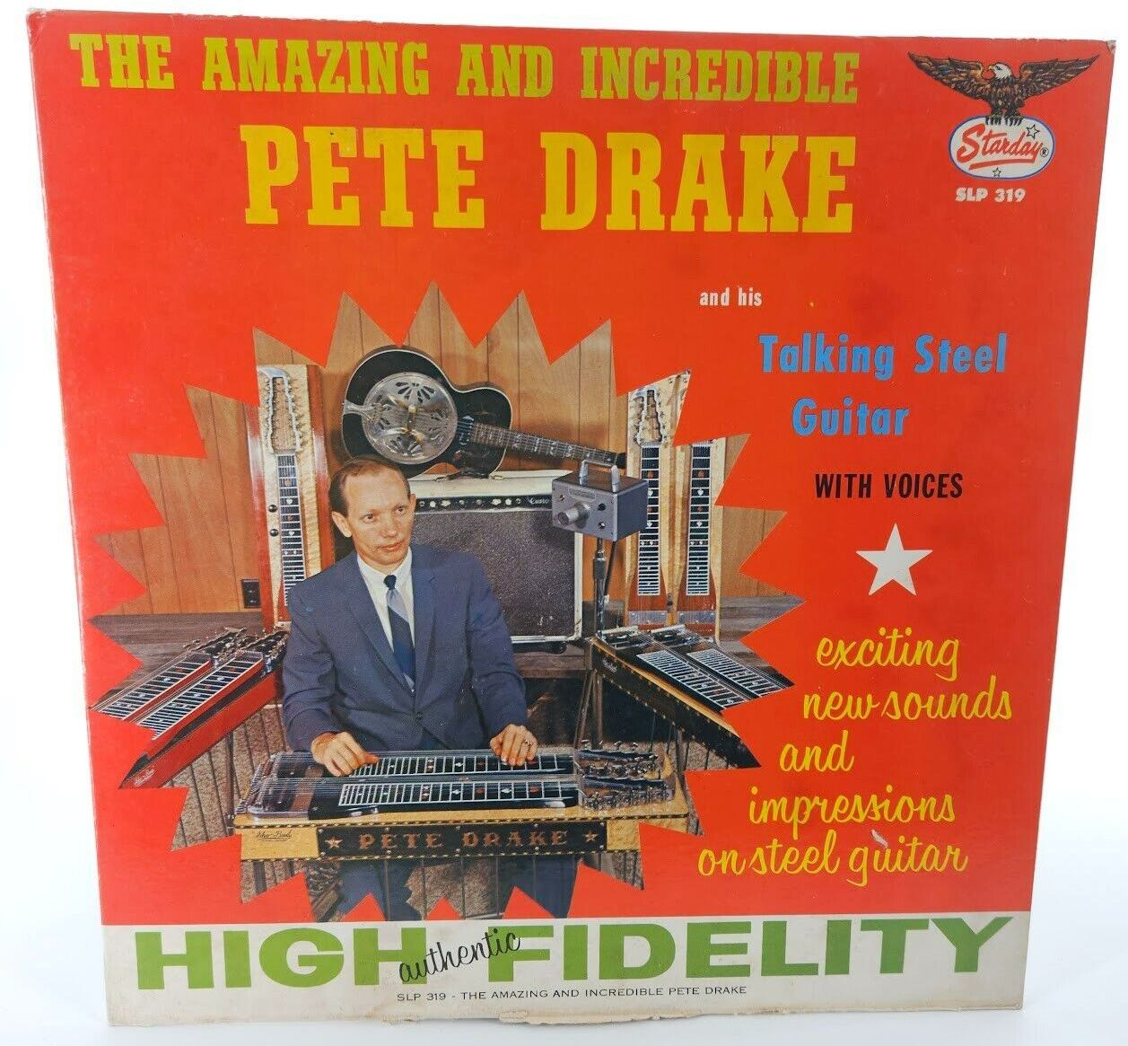 Pete Drake Album Vinyl The Amazing And Incredible &His Talking Steel Guitar 1964