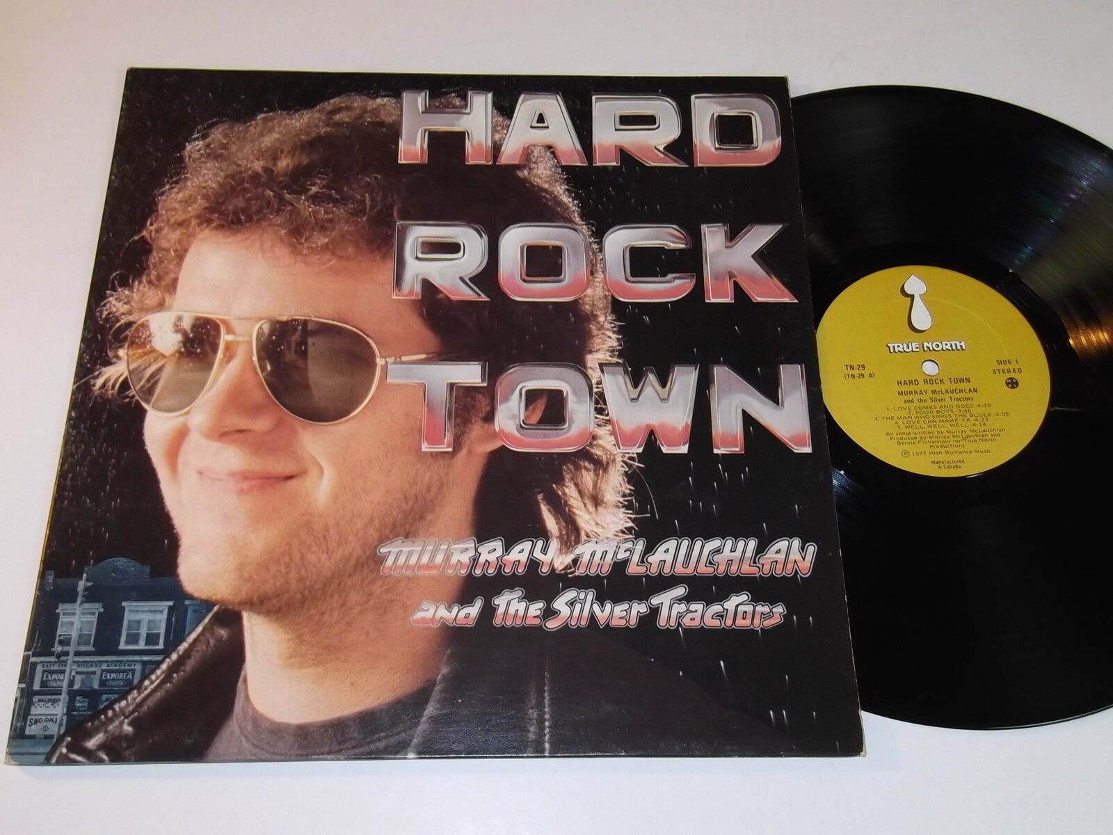 Murray McLauchlan And The Silver Tractors: Hard Rock Town LP - Gatefold