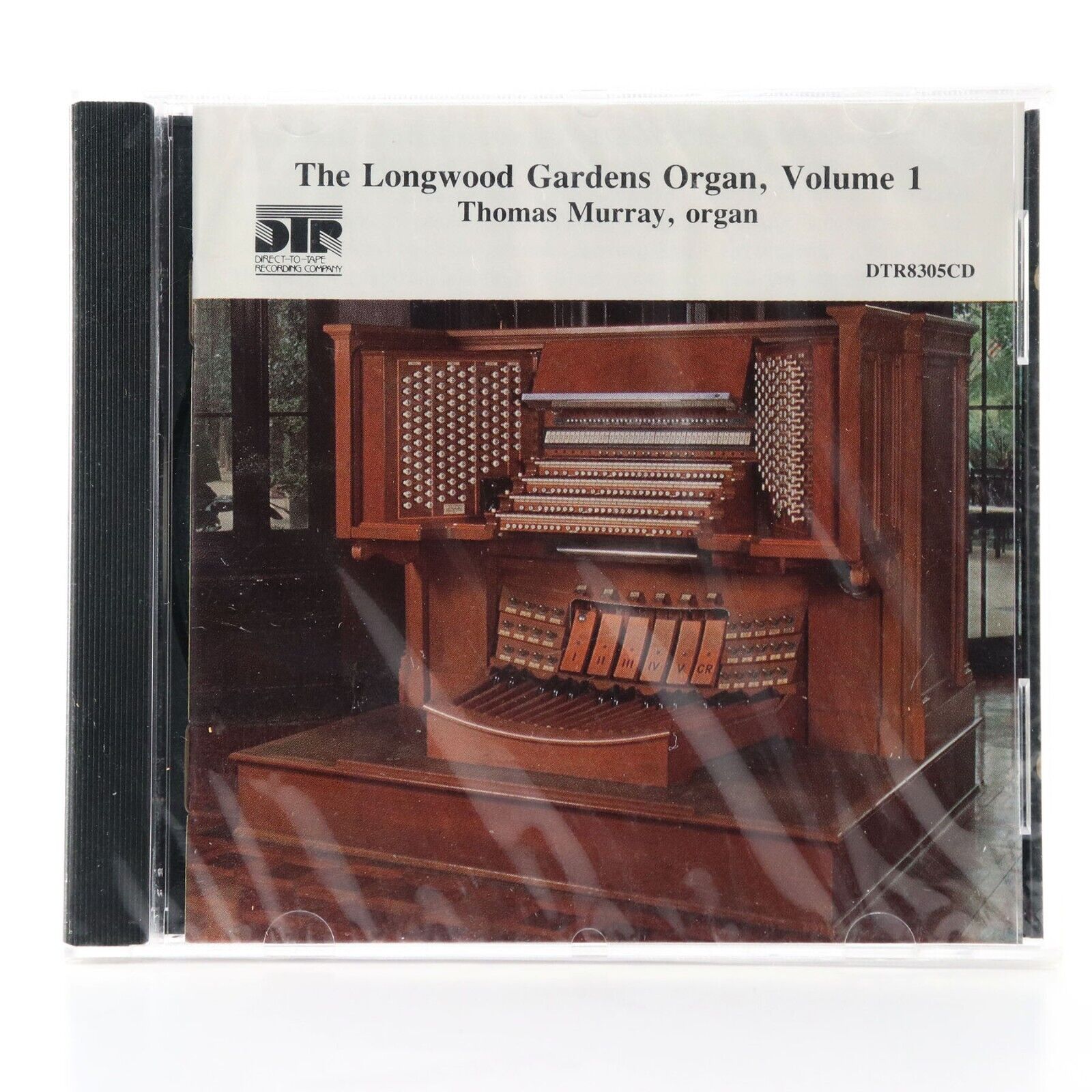 The Longwood Gardens Organ Vol. 1  Thomas Murray (CD, 1987) SEALED New DTR8305CD