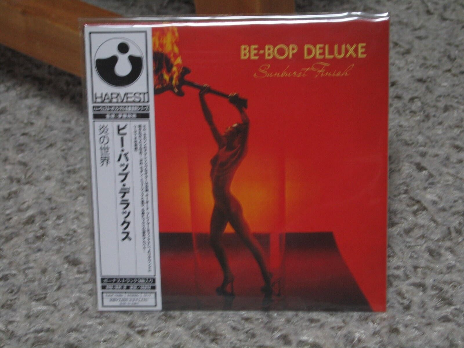 BE-BOP DELUXE SUNBURST FINISH 3 BONUS RARE OOP MINI-LP CD