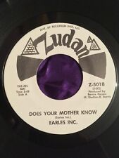 Earles Inc. - Does Your Mother Know / Close To You  -  Northern Soul  Funk Sweet picture
