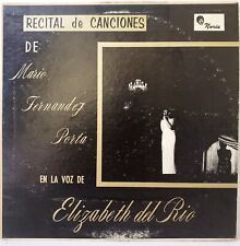 Recital de Canciones de Mario Fernandez. Elizabeth del Rio.   Mint Condition.  picture