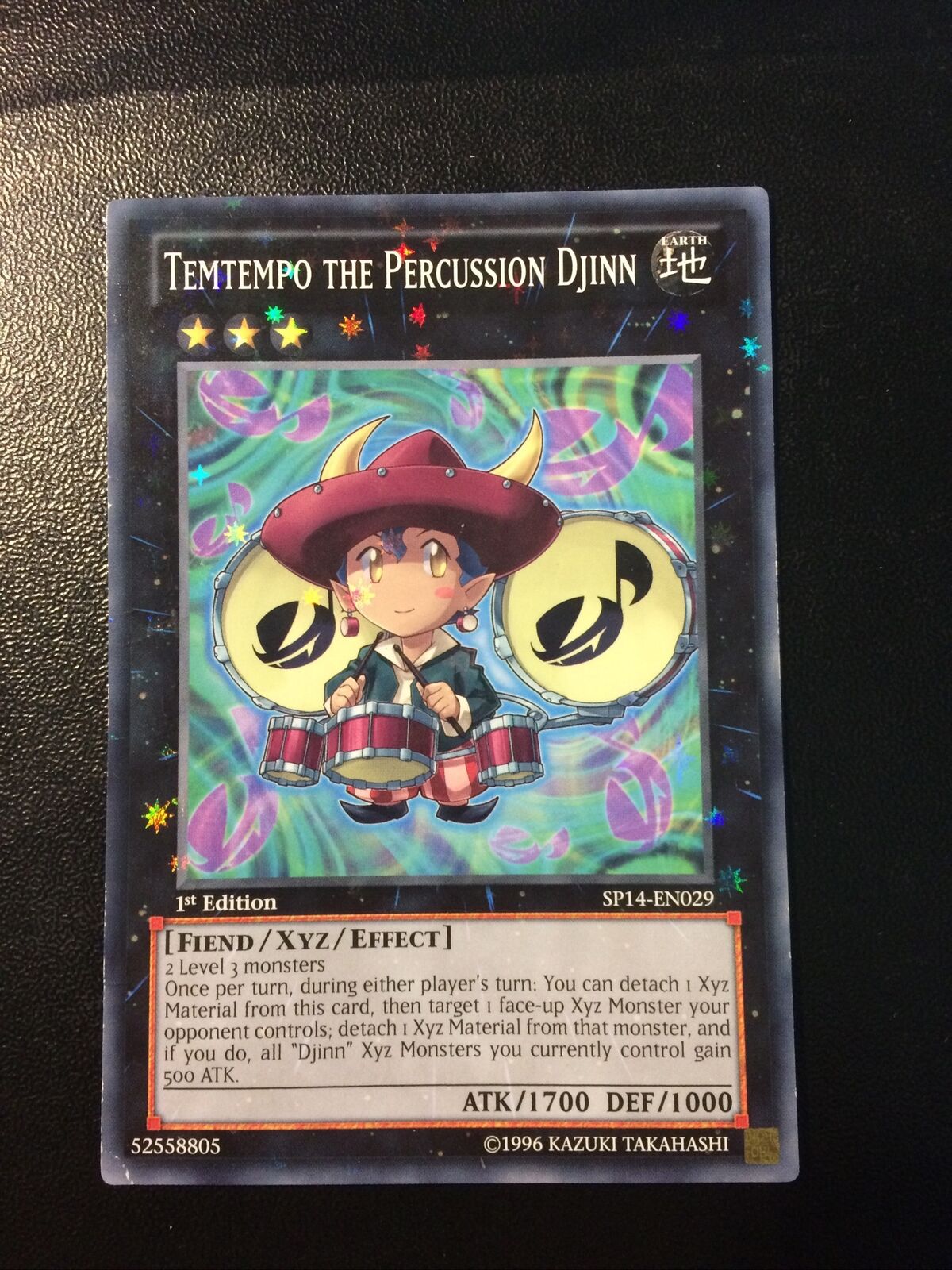 Temtempo The Percussion Drum Yu Gi Oh Card