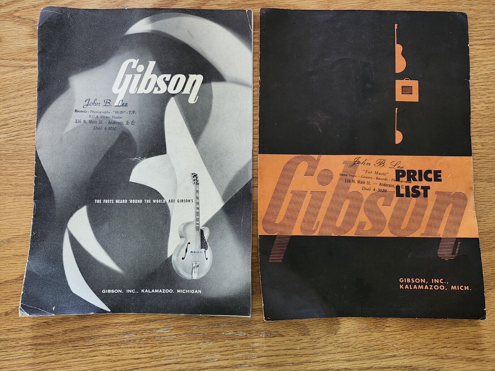 1955 Gibson Guitar Sales Catalog and Price Guide