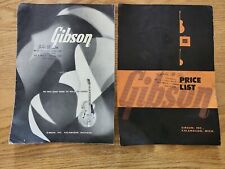 1955 Gibson Guitar Sales Catalog and Price Guide picture