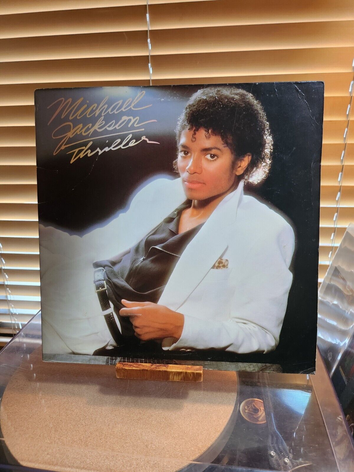 Michael Jackson - Thriller, 1982 1st Epic Press, QE-38112, Gatefold, VG+/VG-VG+