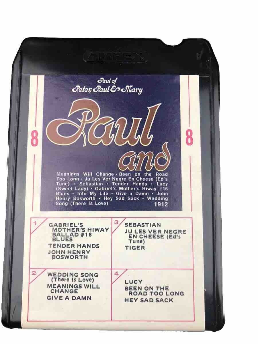 Paul and Paul Stookey 8Track Cassette Tape Paul Of Peter Paul And Mary