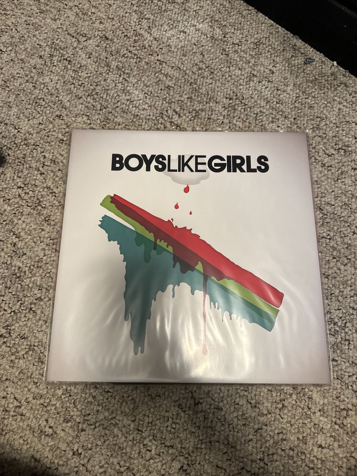 Boys Like Girls Black 180 Gram S/T RARE EXCLUSIVE Vinyl /300