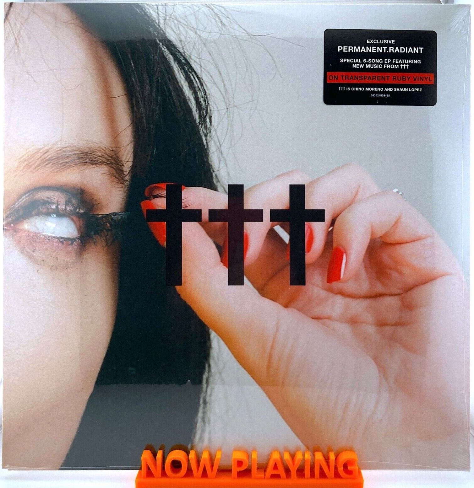 ††† CROSSES Permanent.Radiant 6-Song EP 12” Transparent Ruby Red Vinyl Record