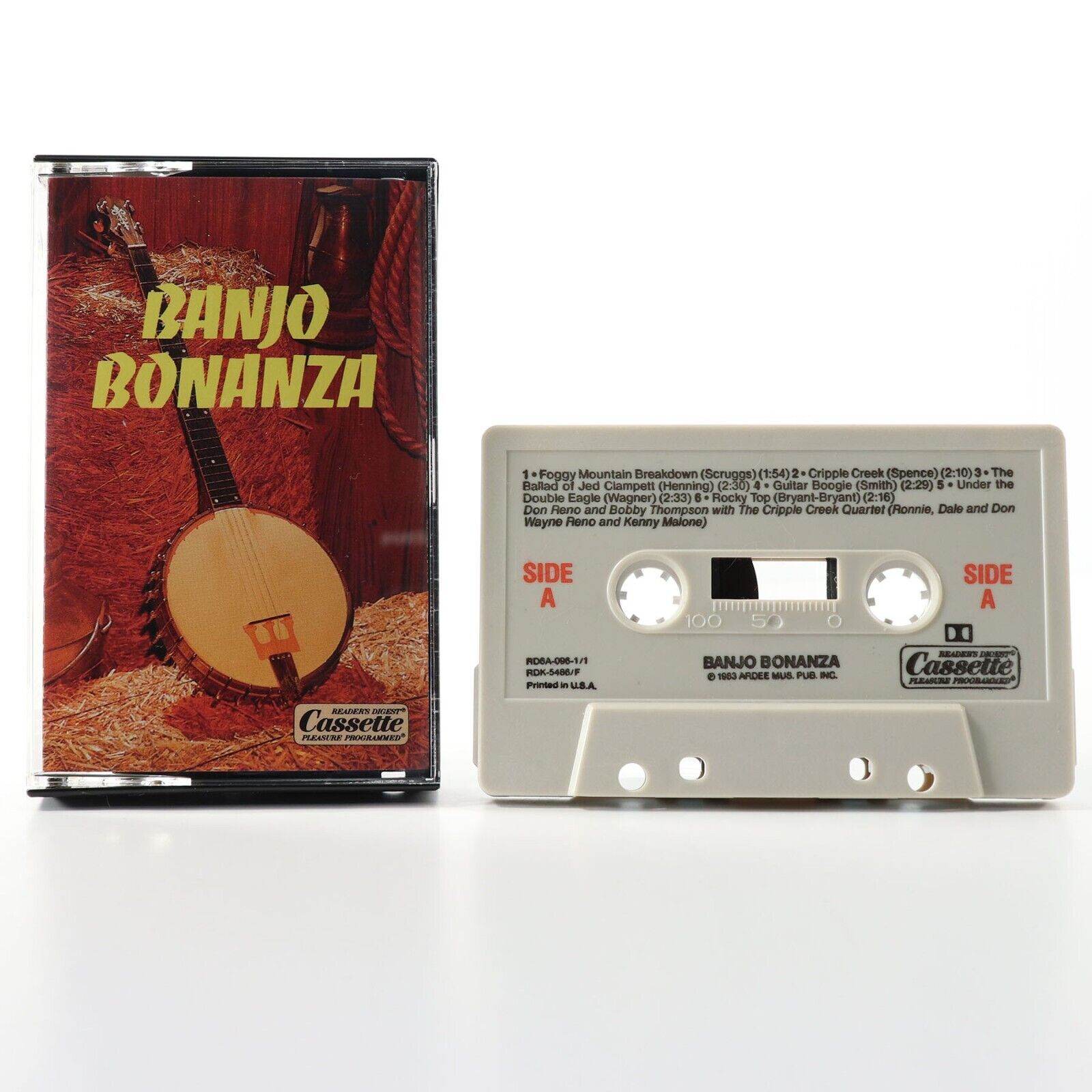 Banjo Bonanza - Cripple Creek Quartet (Cassette Tape, 1983, Reader\'s Digest)