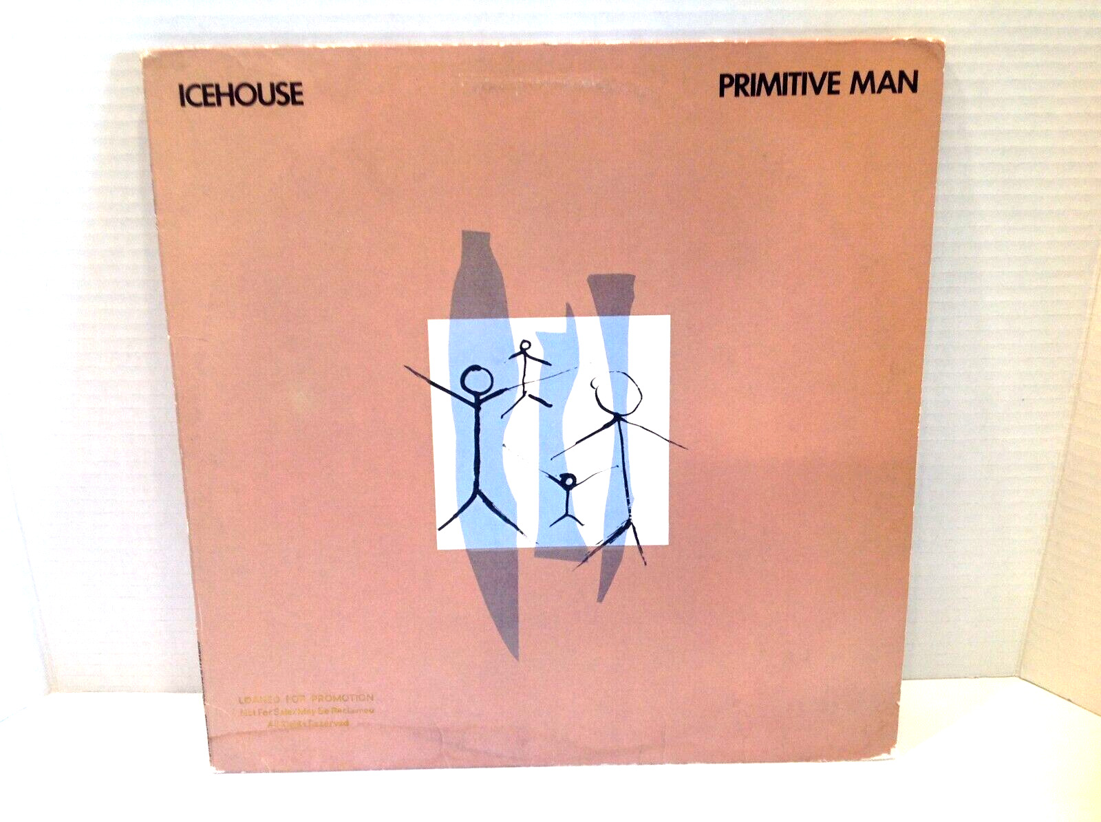 Vintage RARE PROMO Vinyl LP 33rpm Album Icehouse Primitive Man