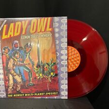 LADY OWL, LEMON TREES ON MARS, Translucent Ruby Limited Edition Vinyl, RARE picture