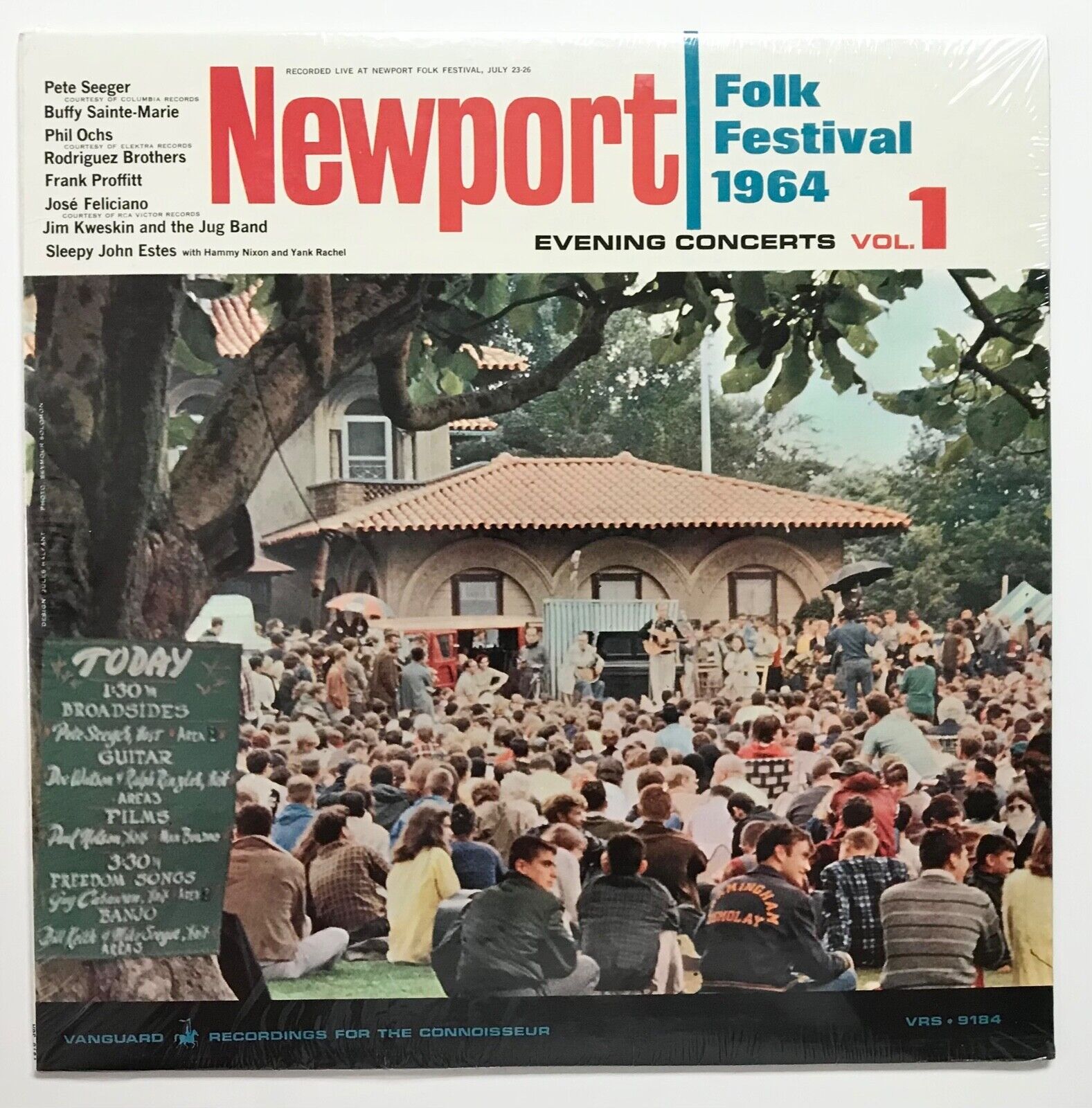 PETE SEEGER: PHIL OCHS: Newport Folk Festival Evening Concerts Vol.1 (LP Sealed)