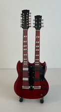 Axe Heaven Gibson SG EDS-1275 Doubleneck Cherry Mini Guitar Model GG-223 picture