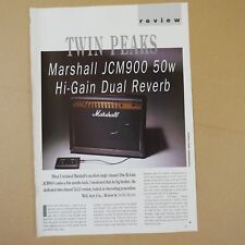 vintage 8x11 magazine cutting MARSHALL JCM900 50w review , 1991 , 2sides picture