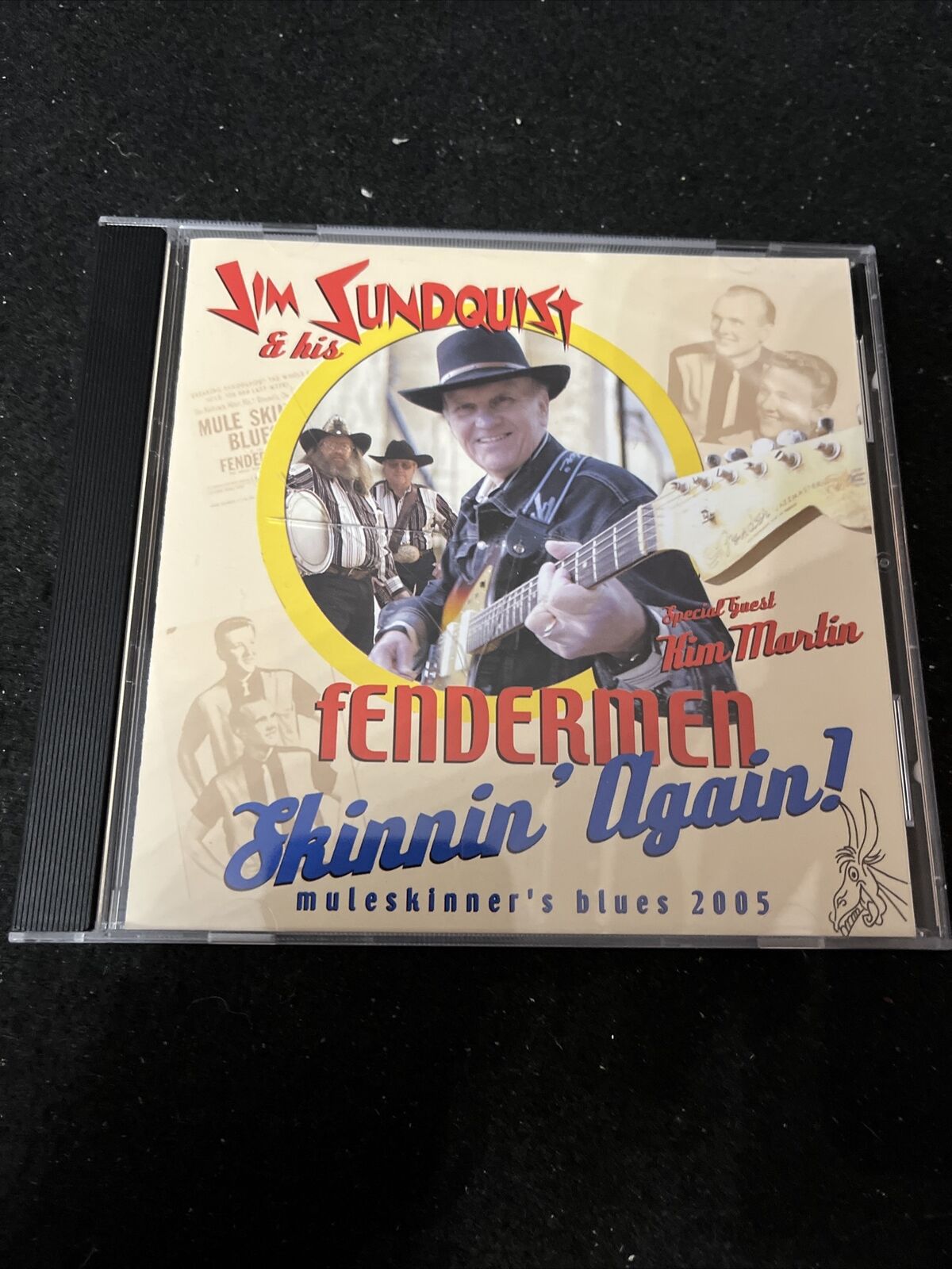 Jim Sundquist & his fendermen skinnin’ again CD Muleskinner’s Blues 2005 OOP