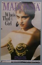 Madonna Poster Original Vintage Promo Who's That Girl Soundtrack Album 1987 picture