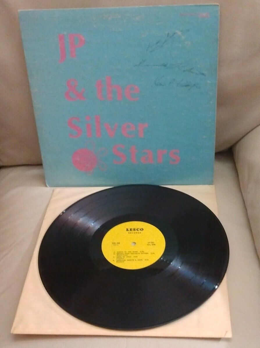JP & the Silver Stars Signed  LP 1001 Vinyl LP Record Album