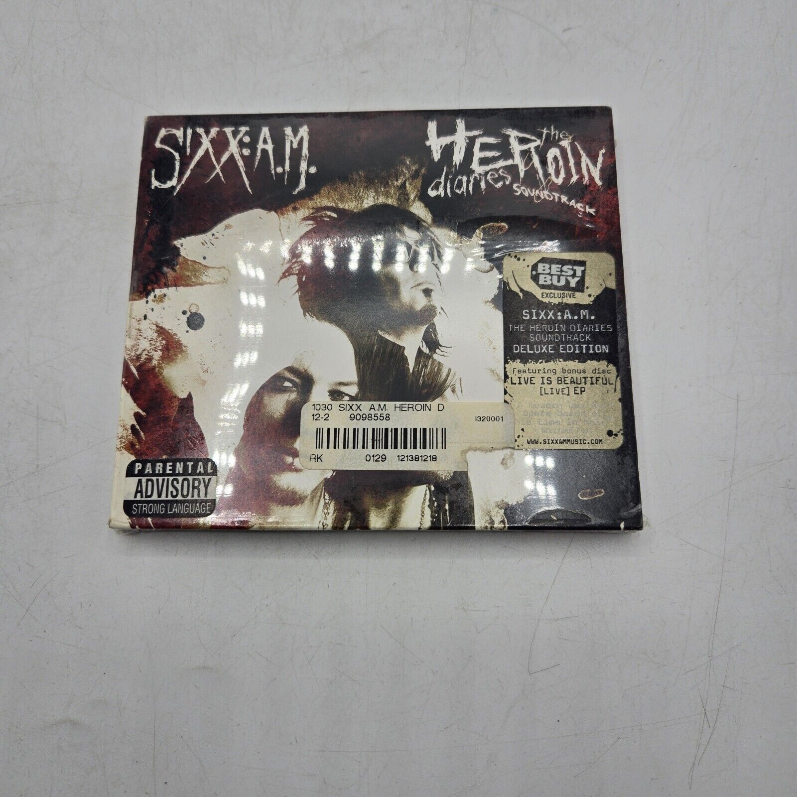 SIXX:A.M. Heroin Diaries Soundtrack (CD, 2007)  OOAK Brand New Factory Sealed