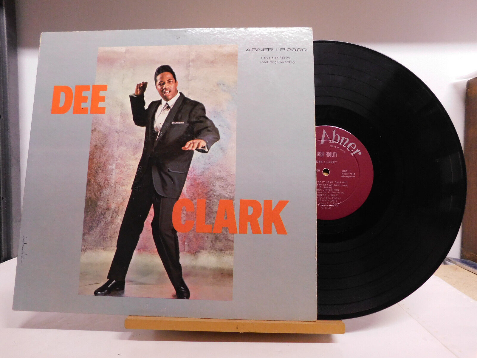 Dee Clark Mono Soul LP on Abner