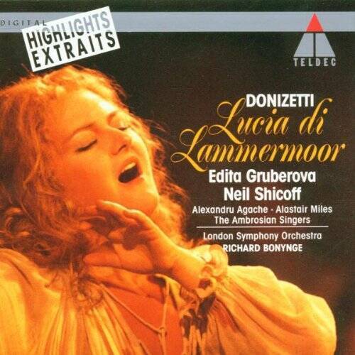 Donizetti: Lucia di Lammermoor  Gruberova, Shicoff, Bonynge  - VERY GOOD