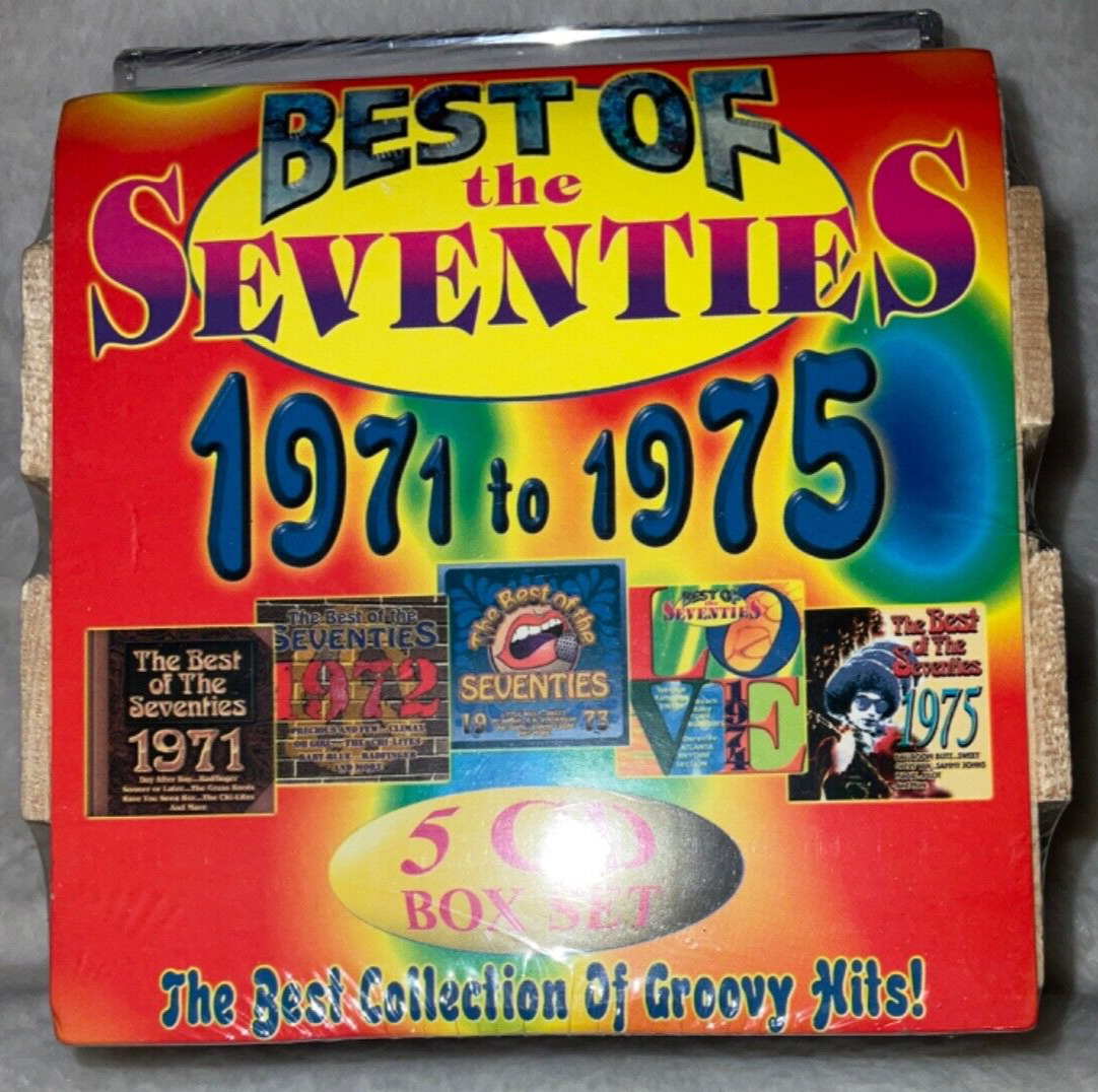 Best of the Seventies 5 CD Set 1971-1975 Box Set Collection Groovy Hits New