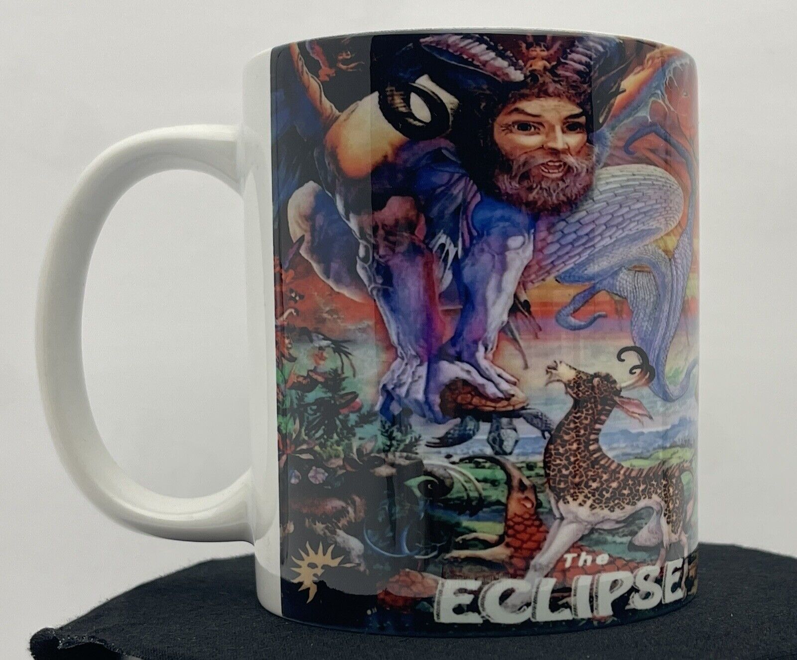 Eclipse Rave Flyer Printed 11oz Coffee Mug Old Skool 90\'s Christmas Gift